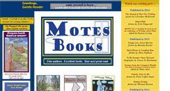 Desktop Screenshot of motesbooks.com